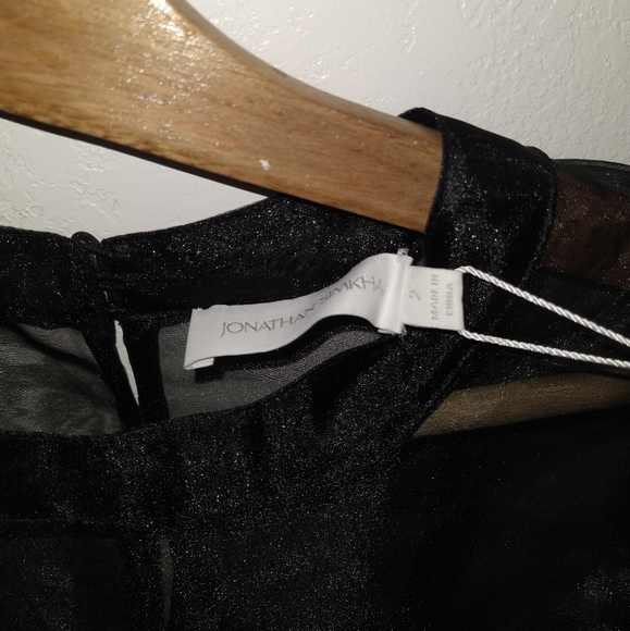 NWT JONATHAN SIMKHAI Monique Sheer Mini Dress - Picture 12 of 12